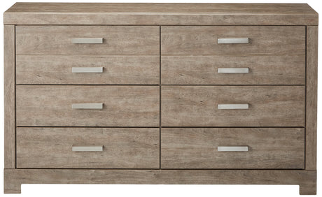 Culverbach Scandinavian 6 Drawer Dresser, Weathered Gray