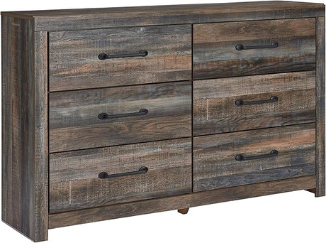 Design by Ashley Drystan Rustic Industrial 6 Drawer Dresser,