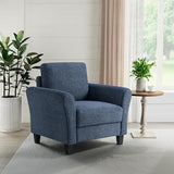 Solutions Watford Chair Armchair, 52.8 x 30.3 x 26, Dark Gray