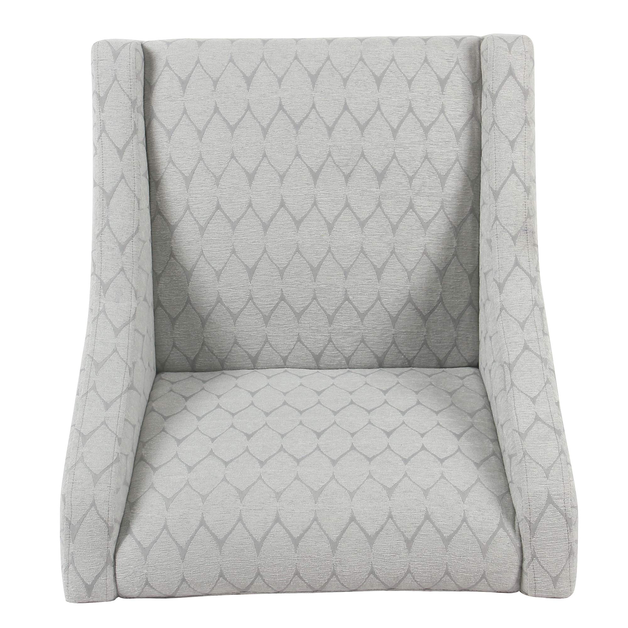 Arm Accent Chair, Gray Leaf