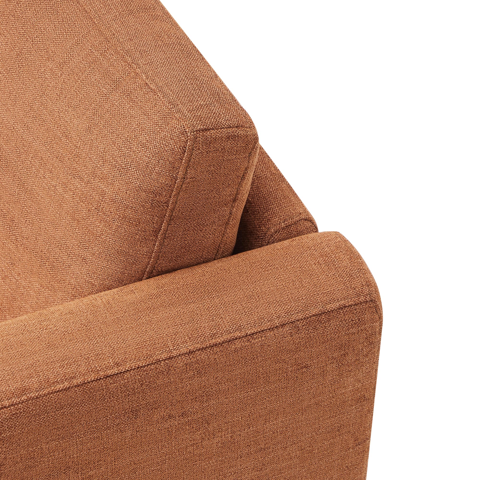 Terracotta 6-Seat U-Shaped Modular Sofa Set, Extra Large Sectional Couch