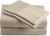 285 Thread Count Percale Standard Pillowcase Set - 100% Peruvian Pima Cotton - Hotel Luxury Quality,