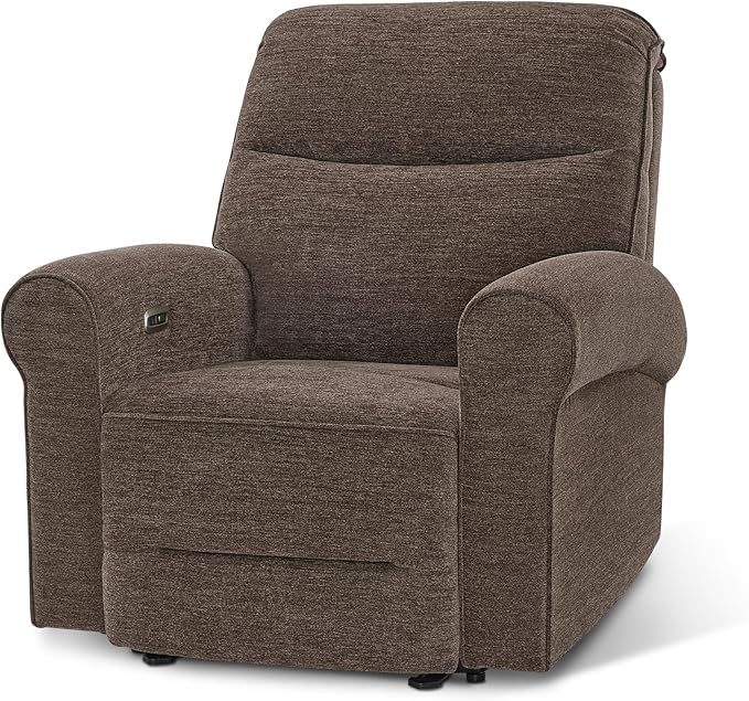 Power Wall Hugger Recliner Chair for Small Space RV Living Room, USB & USB-C Charging Ports