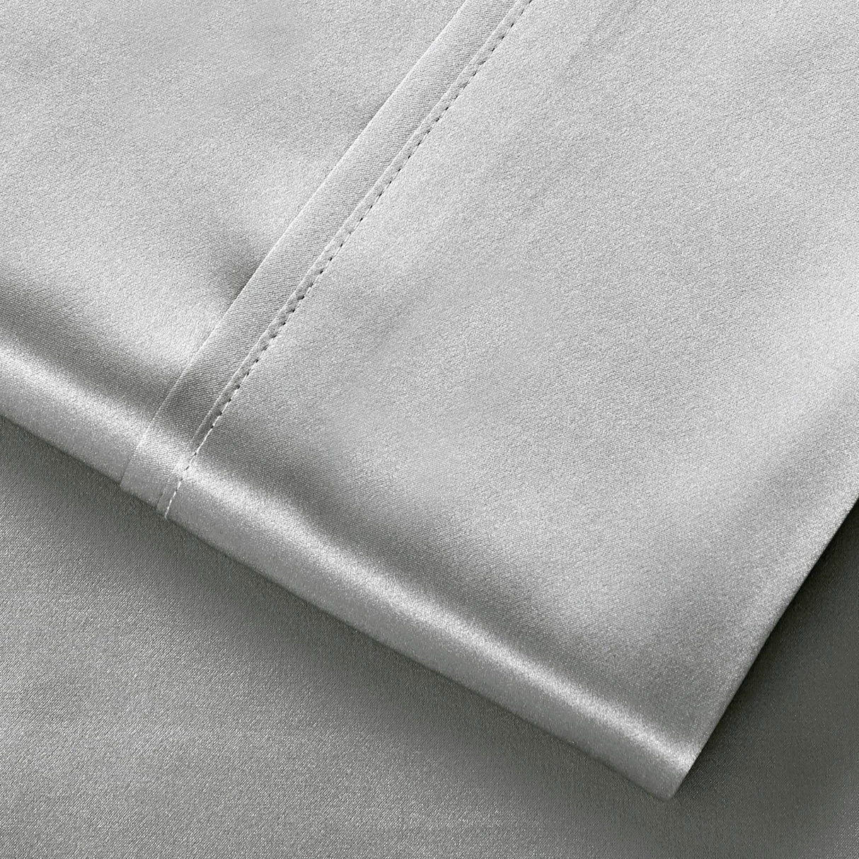 Silk Satin Sheets, Queen Size Satin Bed Sheet Set with Deep Pockets,