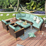 Wicker Patio Furniture Set, 2 x Single Chair