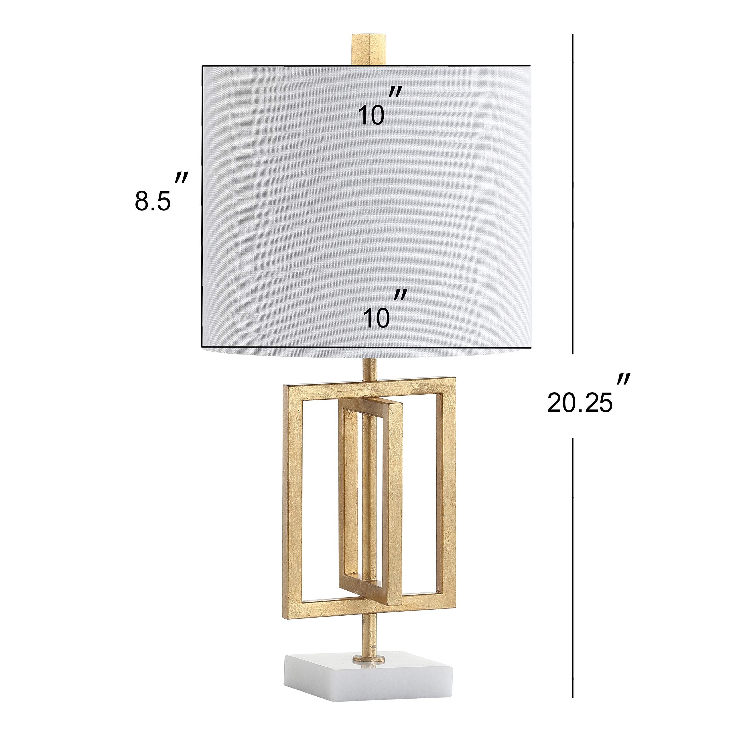 JYL1039A Anya 20.25" Metal/Marble LED Table Lamp Glam Contemporary Modern