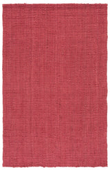 SAFAVIEH Natural Fiber Collection Area Rug - 5' x 8', Red, Handmade Farmhouse Jute, Ideal for High Traffic Areas in Living Room, Bedroom (NF730D)