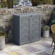 Indoor Outdoor Storage Cabinet Waterproof with Shelf