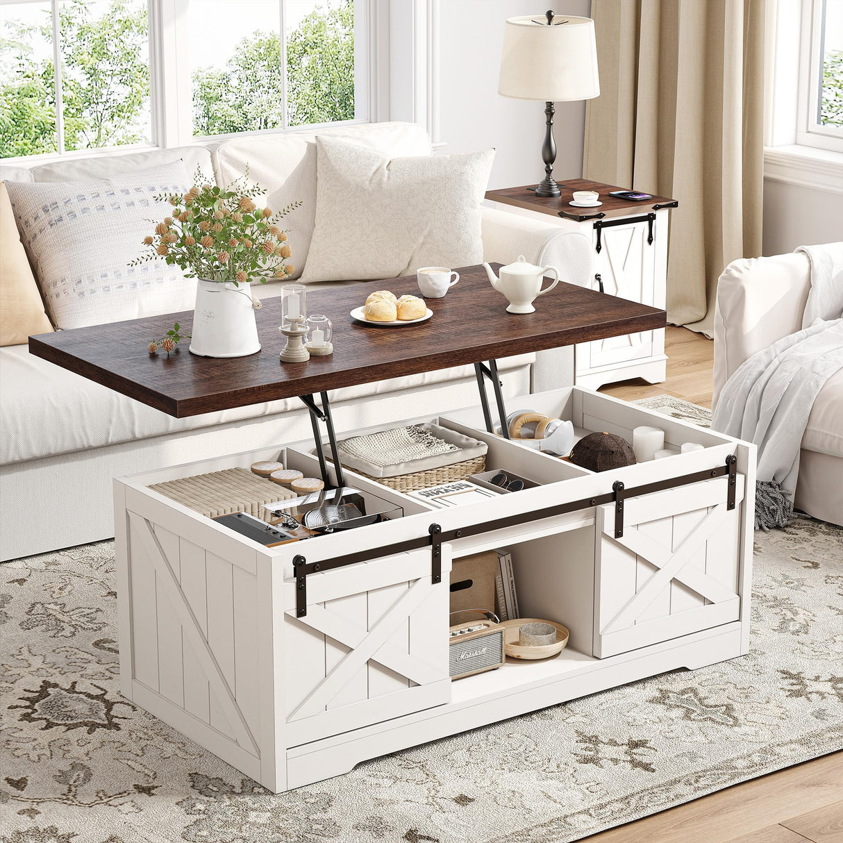 Coffee Table Lift Top Coffee Table with Storage White Coffee Table