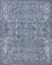 Portland Collection Area Rug - Albany (7' 10" x 10' Rectangle, Blue/ Gray)