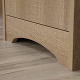 Beginnings Desk, L: 46.81" x W: 18.50" x H: 29.96", Summer Oak