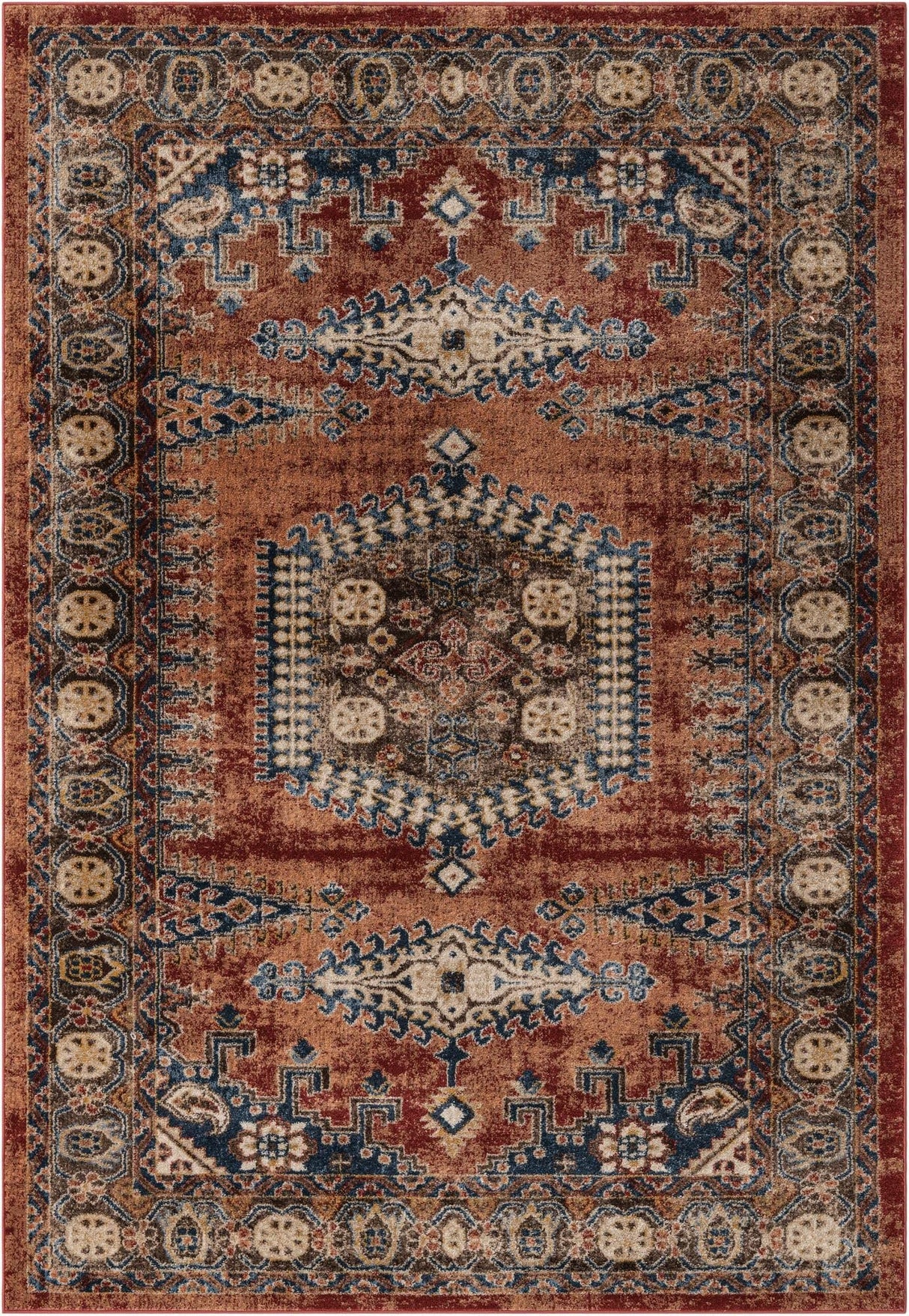 Utopia Collection Area Rug - Larissa (6' 1" x 9' Rectangle