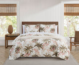 Quilt Set, Reversible Cotton Bedding with Matching Shams