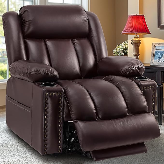 Triple Motor Large Power Lift Recliner Chair for Elderly with Heat and Massage