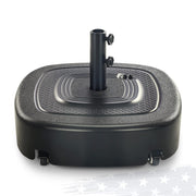 154lb Capacity Fillable Mobile Umbrella Base with 4 Wheels, Wind-Resistant