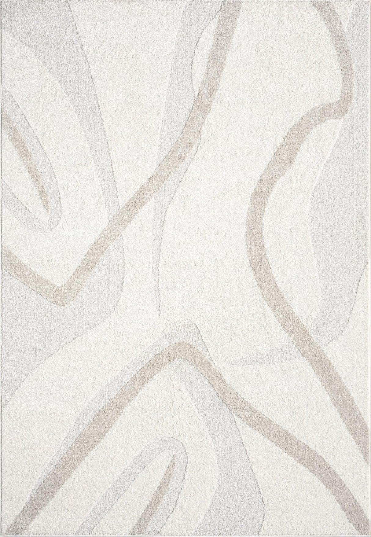 Nomad Cream & Beige Area Rug 6' x 9'