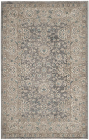 Sofia Collection 2'2" x 6' Light Grey/Beige SOF330B Vintage Oriental Distressed Non