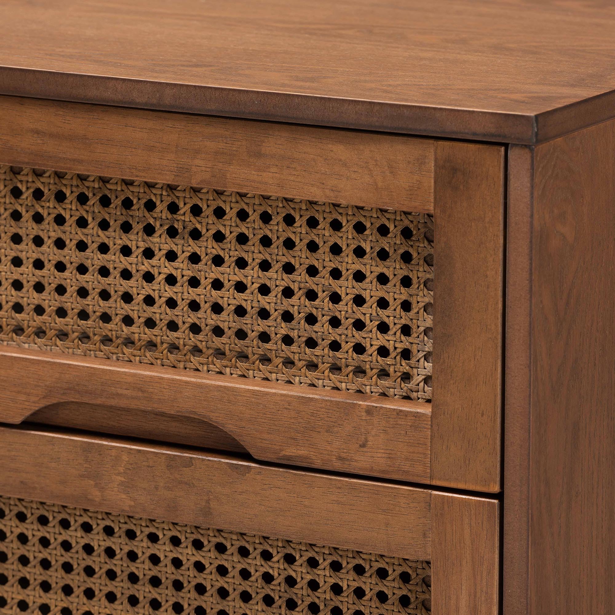 Demeter Bedroom Set, 3-Piece, Queen, Walnut Brown