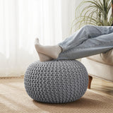 Rest Stuffed – 20” Diameter x 14” Tall Cozy Floor Pouf for Living Room, Bedroom, Nursery