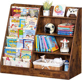 Tier Kids Bookshelf and Storage Organizer, Five Layer Sling Children Bookcase, Baby