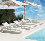 Patio Chaise Lounge Chairs Set of 2, 5-Position Adjustable Outdoor Lounge Chair