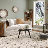 Small Oval Coffee Table,31.5" Black Leaf-Shaped Center Table