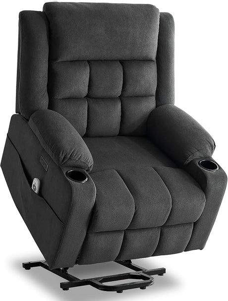 Power Lift Chair Recliners for Elderly with Heat and Massage, Oversized Recliner Chairs for Adults