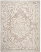 9x12 Area Rug - Reflection Collection - Beige & Cream Non-Shedding Rug