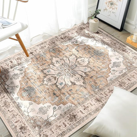 5x7 Area Rugs 5x7, Washable Rug, Non-Slip, Rugs for Living Room, Kitchen Rugs, Rugs