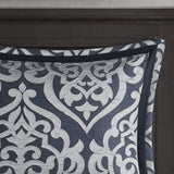 Odette Cozy Comforter Set Jacquard Damask Medallion Design - Modern All