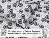 Microfiber Full Bed Sheets- 4 Pc Full Size Sheet Sets- Brushed Microfiber Full Size Sheets