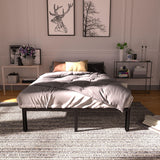 14 Inch Full Bed Frame No Box Spring Needed Platform Metal Bed Frame