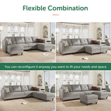U Shaped Sectional Couch Convertible Sectional Couch
