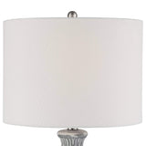 Patrick Modern Coastal Table Lamp 26 1/4" High Whitewash Gray