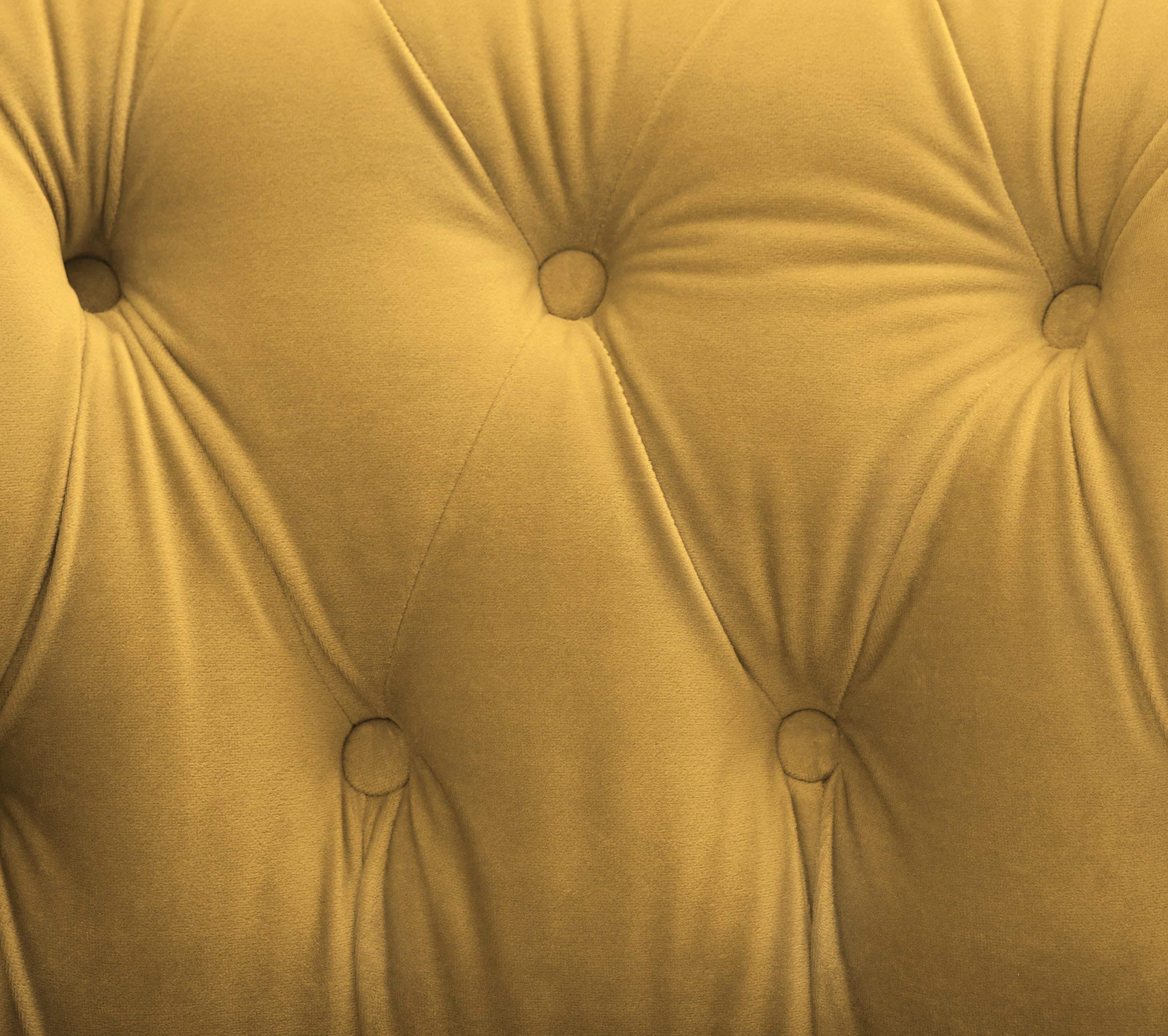 Katherine Tufted Accent Chair, Large, Gold (2483-959)