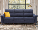 99" Modular Sectional Sofa Couch for Living Room, Comfy 3-Seater Chenille Fabric Couch,