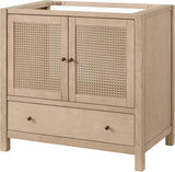 Lucca 60 Inch Bathroom Vanity Double Sink - Freestanding Cabinet Without Top - Wood Bathroom Vanity