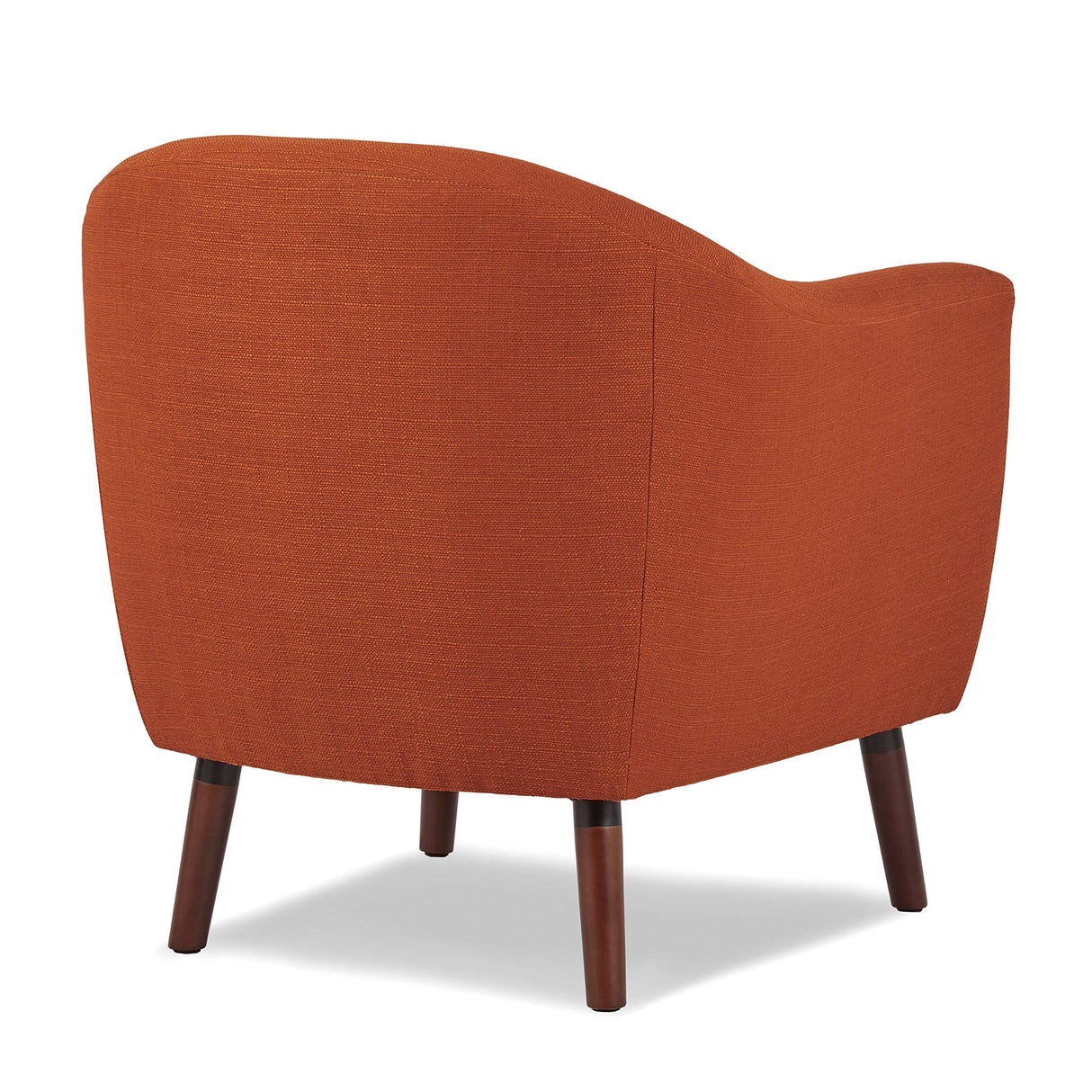 Fabric Barrel Chair, Orange