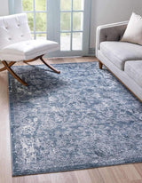 Portland Collection Area Rug - Albany (9' x 12' Rectangle, Gray/ Ivory)