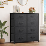 Storage Tower Unit with 8 Drawers - Fabric Dresser with Large Capacity, Organizer