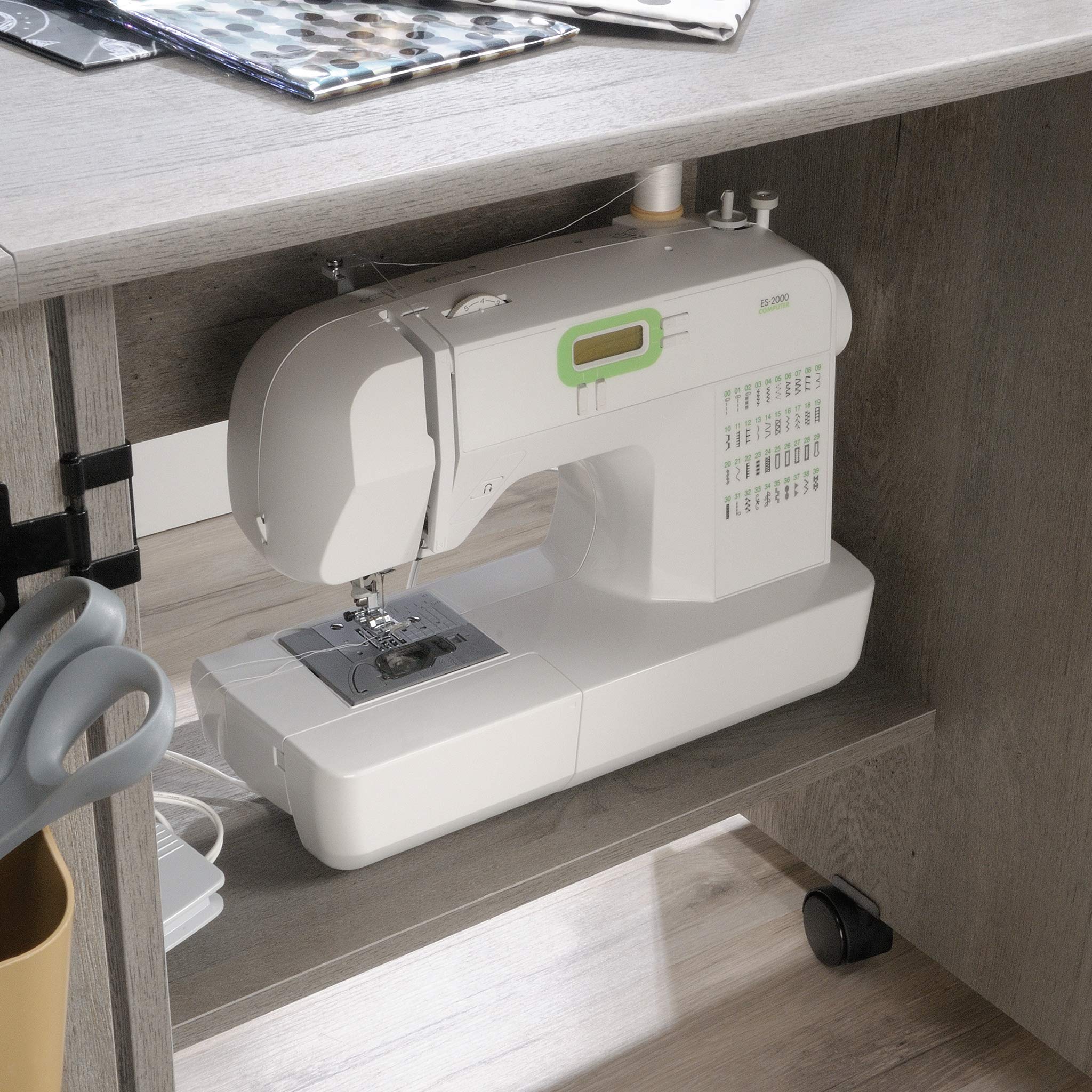 Miscellaneous Storage Sewing/Craft Cart/ Pantry cabinets, Mystic Oak finish