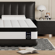 12 Inch Hybrid Queen Mattress, Medium Firm Mattress