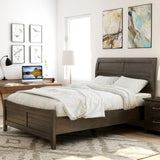 Blackstrom Solid Wood 2-Piece Bedroom Sets, Queen Size Panel Bed