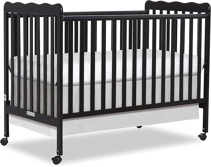 Carson Classic 3-In-1 Convertible Crib In Cherry, Made Of Sustainable Pinewood,