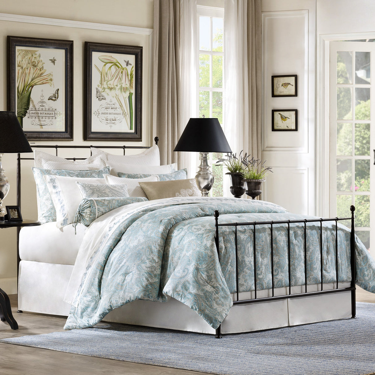 Cozy Cotton Comforter Set - Classic Modern Design, All Season Down Alternative Casual
