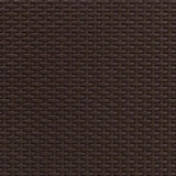Flash Furniture Seneca Chocolate Brown Faux Rattan Sofa with All-Weather Beige Cushions
