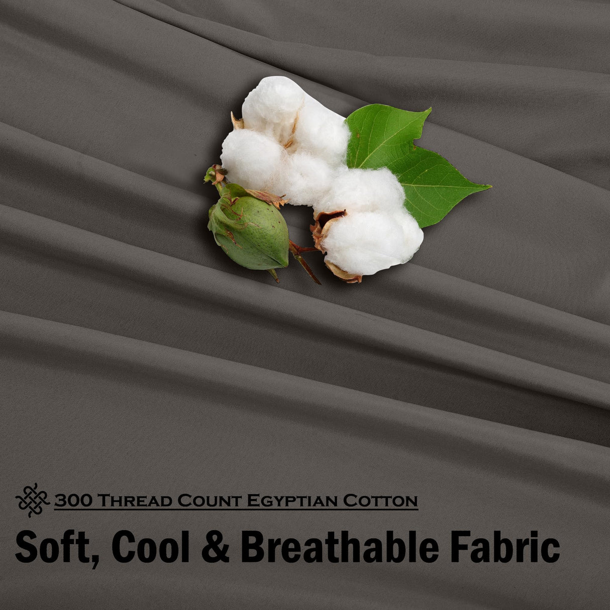 300 Thread Count 100% Long Staple Combed Cotton Sheet Set - 4 Piece Full