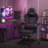 Homall Gaming Chair, Video Game Chair with Footrest and Massage Lumbar Support