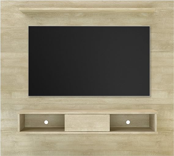 2-shelf 70-inch TV Board,Engineered Wood, Distressed Brown