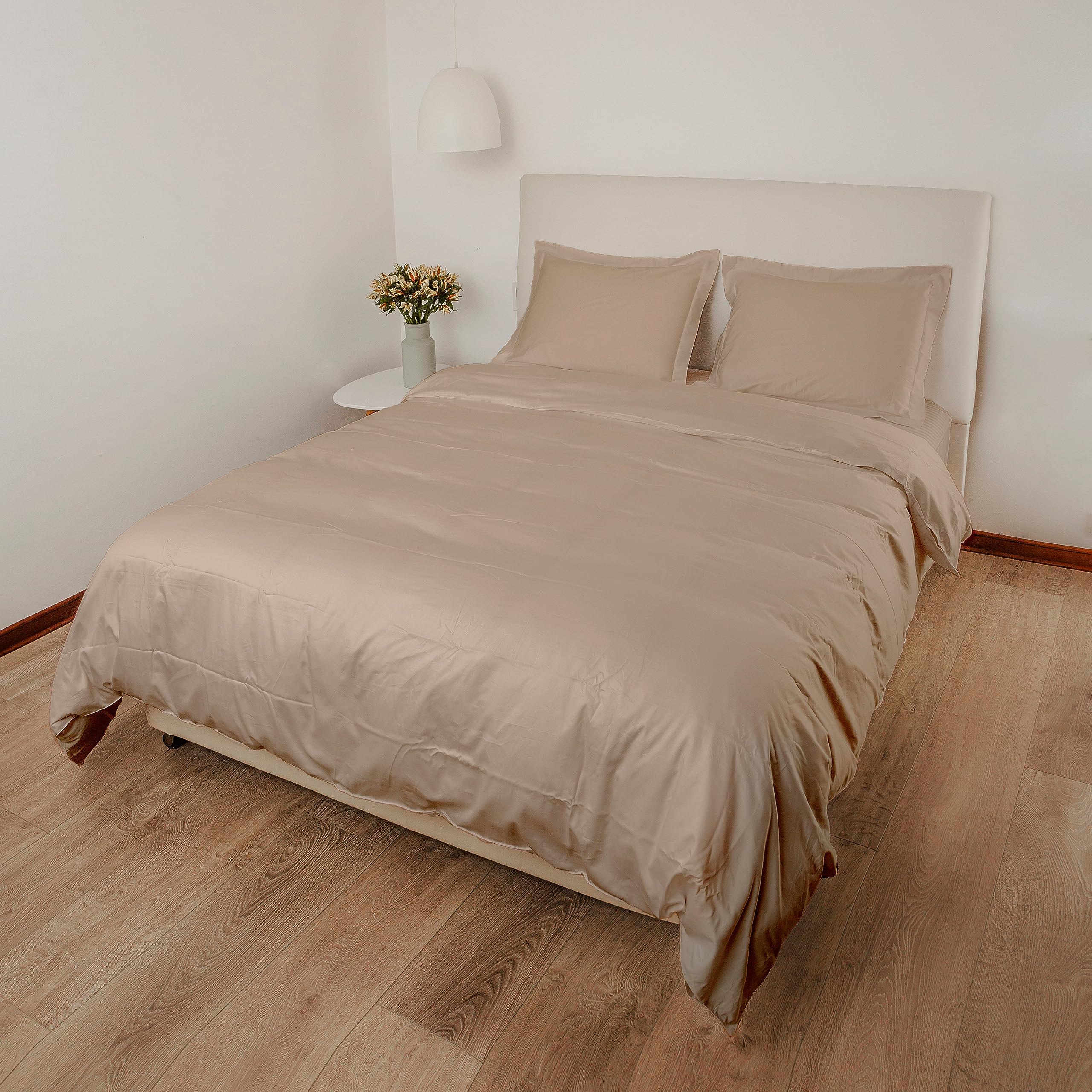 Duvet Cover Set with 2 Pieces, 415 Thread Count, Percale